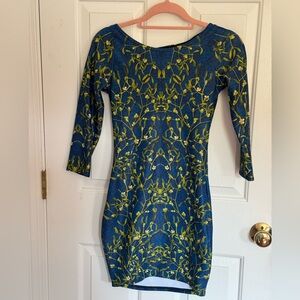 Blackmilk Mistletoe 3/4 Sleeve Toastie Dress